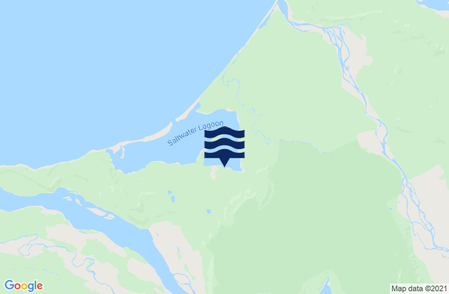 Swan Bay, New Zealandの潮見表地図