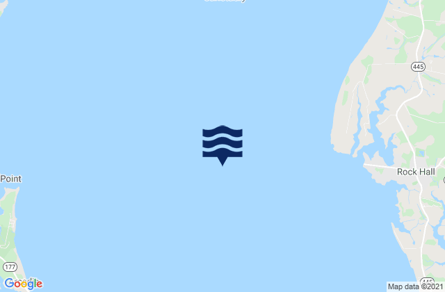 Swan Point 2.6 n.mi. west of, United Statesの潮見表地図