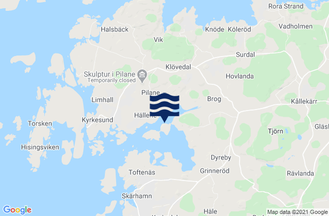 Säby Ö, Swedenの潮見表地図
