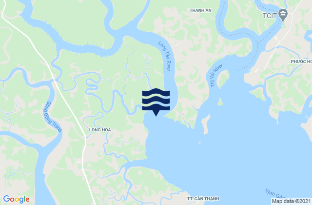 Sông Lòng Tàu, Vietnamの潮見表地図