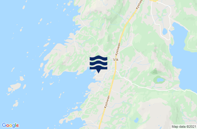 Sømna, Norwayの潮見表地図