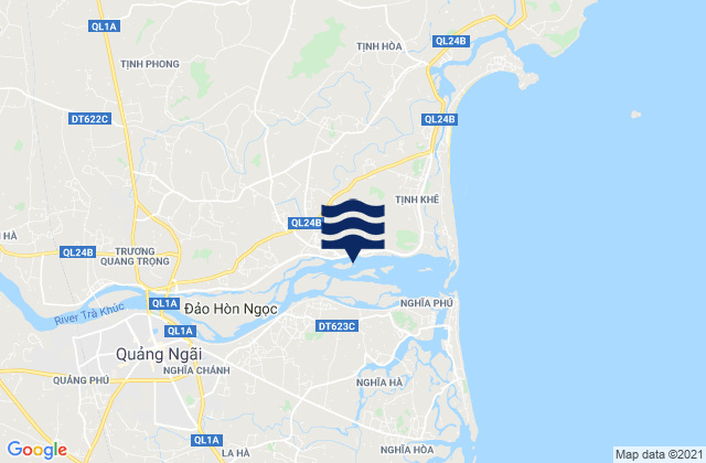 Sơn Tịnh, Vietnamの潮見表地図