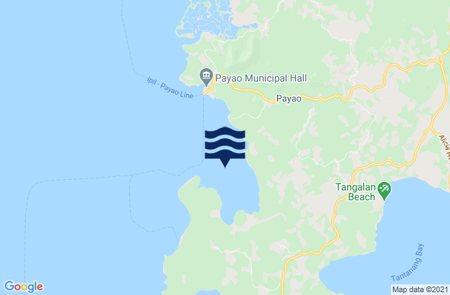 Taba Bay, Philippinesの潮見表地図