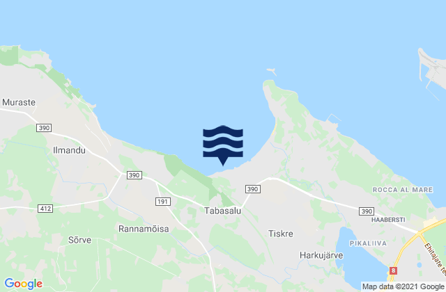 Tabasalu, Estoniaの潮見表地図