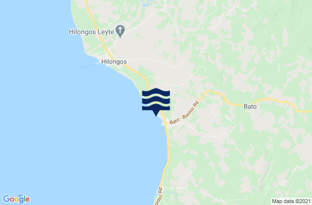 Tabonoc, Philippinesの潮見表地図