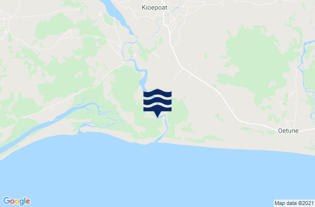 Tabu, Indonesiaの潮見表地図