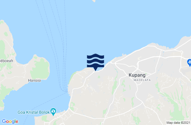 Tabun, Indonesiaの潮見表地図