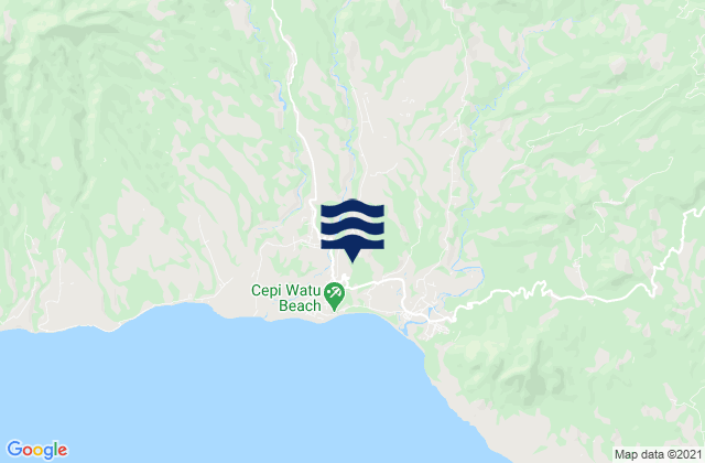 Tado, Indonesiaの潮見表地図
