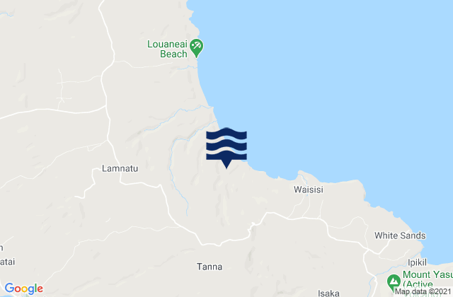 Tafea Province, Vanuatuの潮見表地図