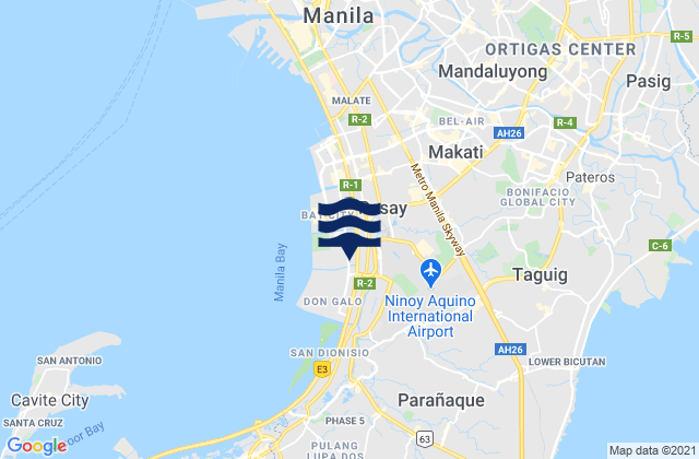 Taguig, Philippinesの潮見表地図
