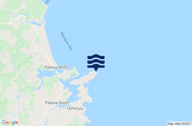 Taiharuru Head, New Zealandの潮見表地図