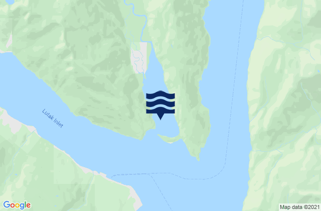 Taiyasanka Harbor Taiya Inlet, United Statesの潮見表地図