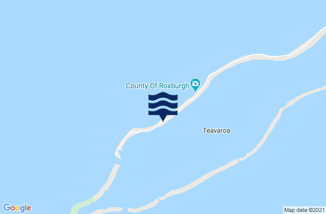 Takaroa, French Polynesiaの潮見表地図