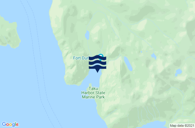 Taku Harbor, United Statesの潮見表地図