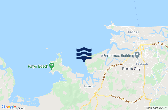 Talon, Philippinesの潮見表地図