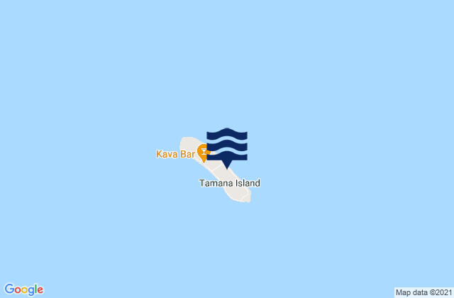 Tamana, Kiribatiの潮見表地図