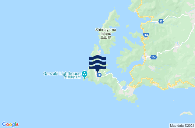 Tamano Ura Fukaye Jima, Japanの潮見表地図