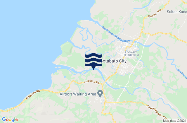 Tamontaka, Philippinesの潮見表地図