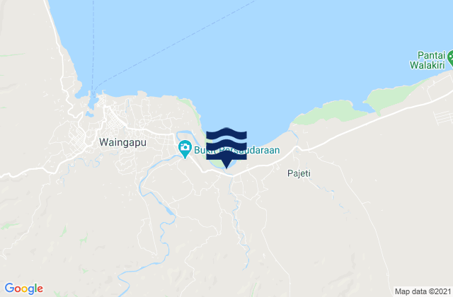 Tanabara, Indonesiaの潮見表地図