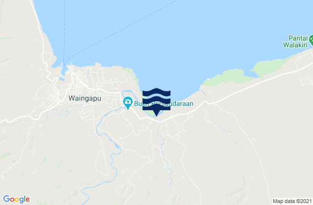 Tanahwurung, Indonesiaの潮見表地図