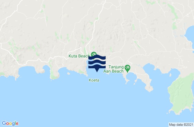 Tanakawu Dua, Indonesiaの潮見表地図