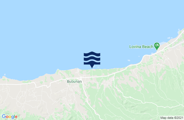 Tangguwisia, Indonesiaの潮見表地図