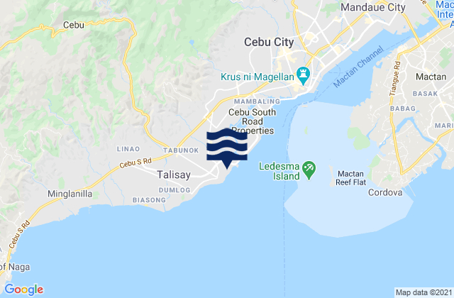 Tangke, Philippinesの潮見表地図