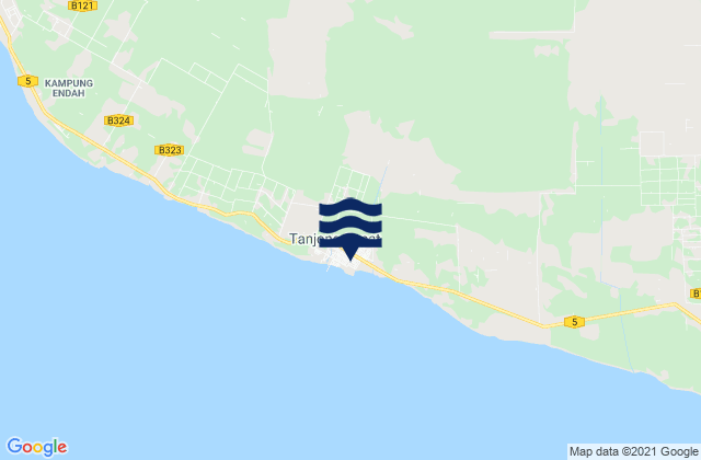 Tanjung Sepat, Malaysiaの潮見表地図