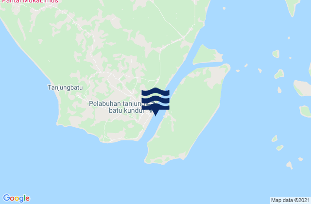 Tanjungbatu, Indonesiaの潮見表地図