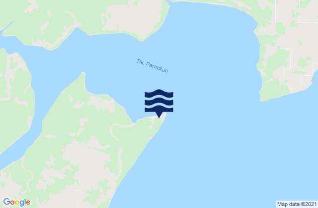 Tanjungsamalantakan, Indonesiaの潮見表地図