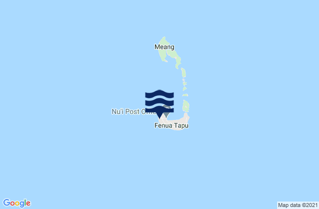 Tanrake Village, Tuvaluの潮見表地図