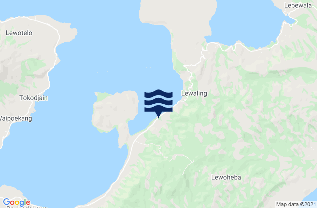 Tapolangu, Indonesiaの潮見表地図