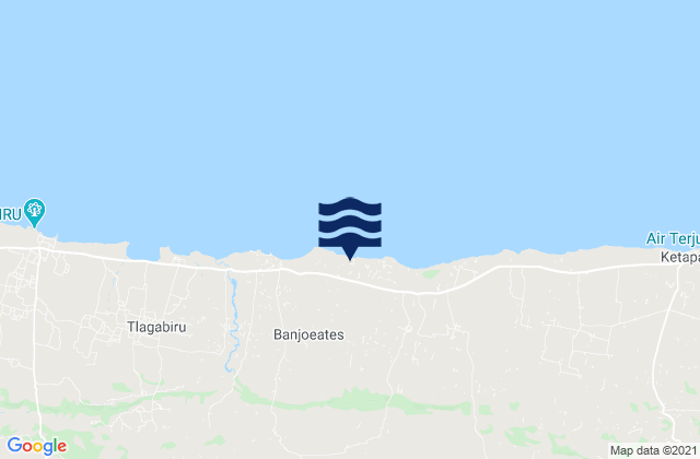 Taposan, Indonesiaの潮見表地図