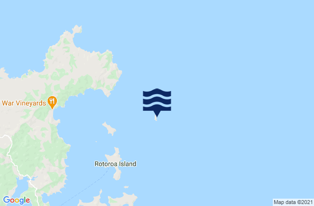 Tarahiki Island (Shag Island), New Zealandの潮見表地図
