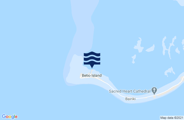 Tarawa (Betio), Kiribatiの潮見表地図