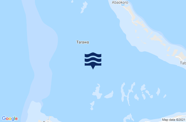 Tarawa, Kiribatiの潮見表地図