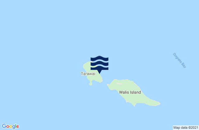 Tarawai, Papua New Guineaの潮見表地図