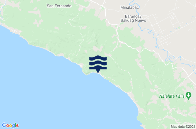 Tariric, Philippinesの潮見表地図