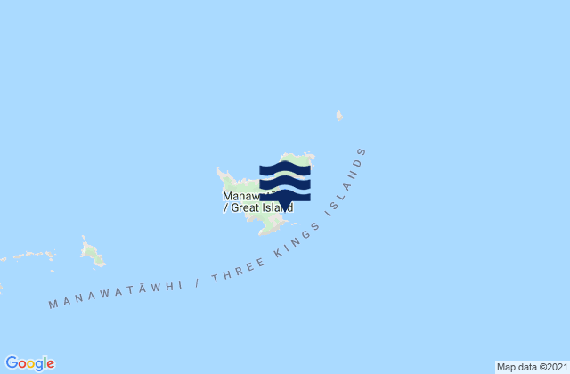 Tasman Bay, New Zealandの潮見表地図