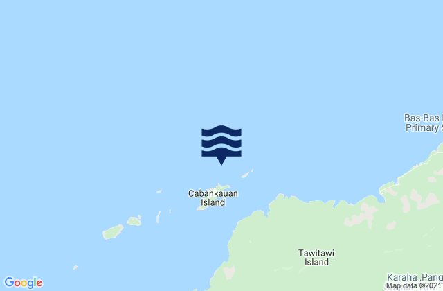 Tataan Pass (Tawitawi Island), Philippinesの潮見表地図