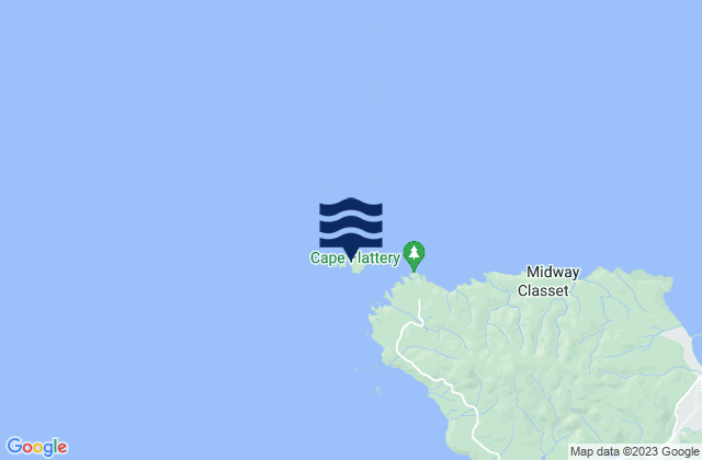 Tatoosh Island Cape Flattery, United Statesの潮見表地図