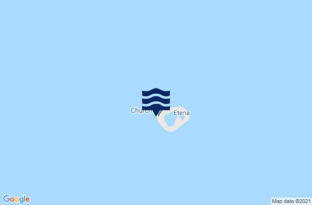 Taulaga, American Samoaの潮見表地図
