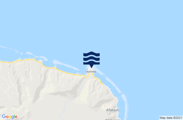 Tautira, French Polynesiaの潮見表地図