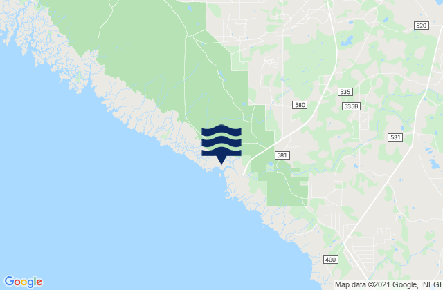 Taylor County, United Statesの潮見表地図