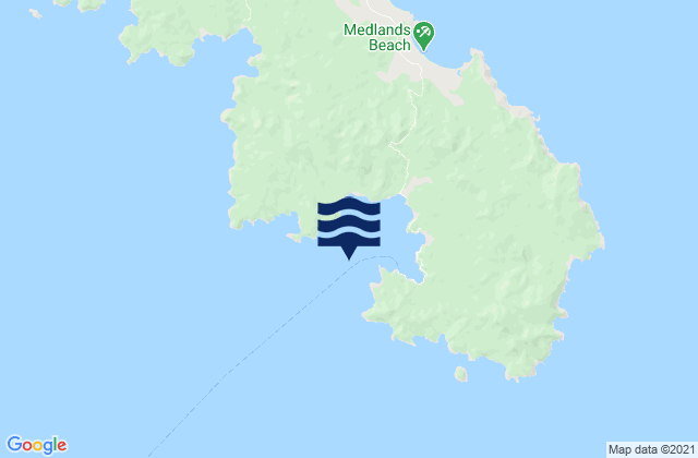 Taylors Bay, New Zealandの潮見表地図