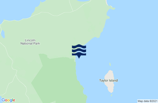 Taylors Landing, Australiaの潮見表地図