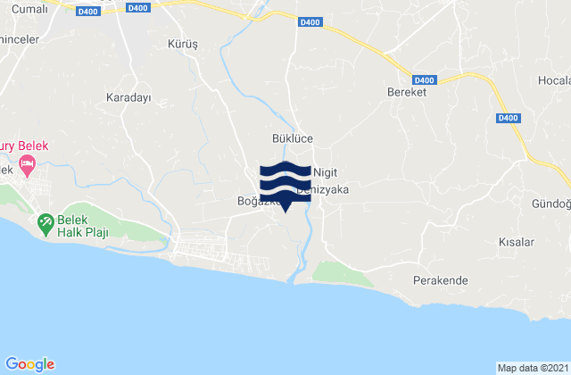 Taşağıl, Turkeyの潮見表地図
