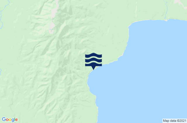 Teal Bay, New Zealandの潮見表地図