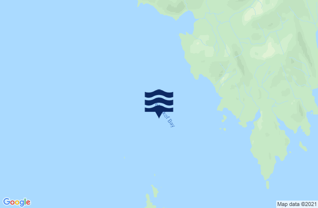 Tebenkof Bay, United Statesの潮見表地図