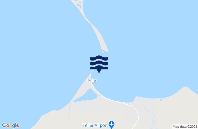 Teller (Port Clarance), United Statesの潮見表地図